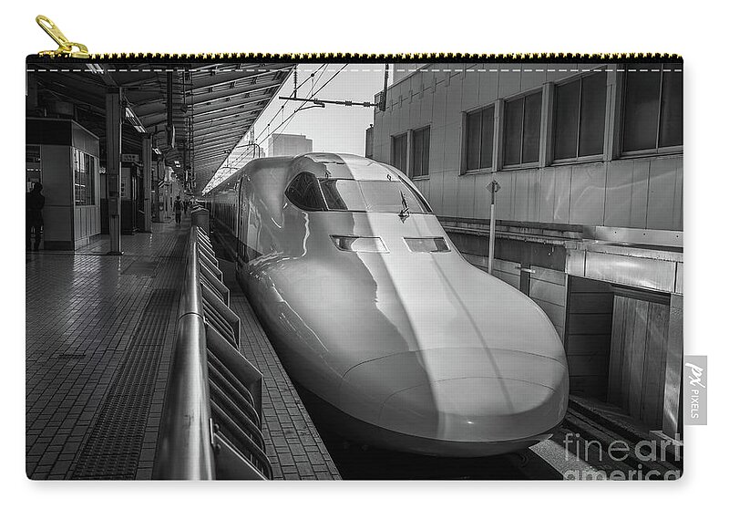 Tokyo Carry-all Pouch featuring the photograph Tokyo to Kyoto Bullet Train, Japan 3 by Perry Rodriguez