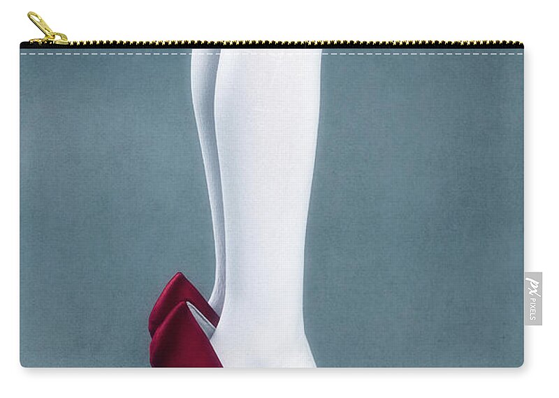 Girl Zip Pouch featuring the photograph Too Big Shoes by Joana Kruse
