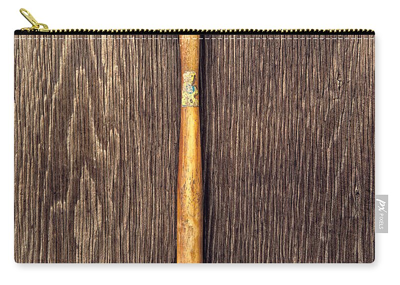 Ennis Zip Pouch featuring the photograph Tools On Wood 51 by YoPedro