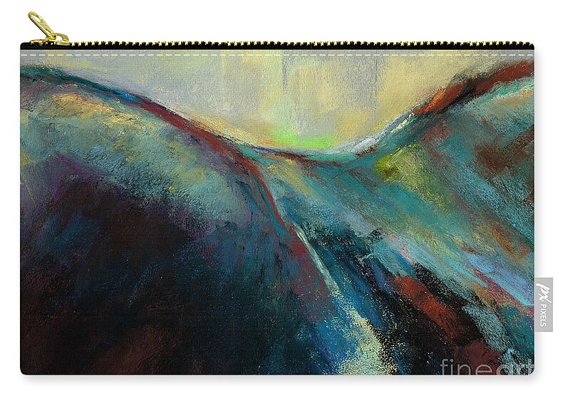 Horses Zip Pouch featuring the painting Top Line by Frances Marino