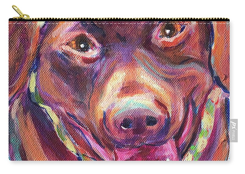  Zip Pouch featuring the painting Torrey by Judy Rogan