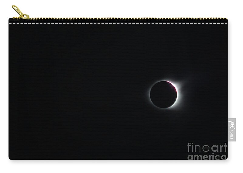 Total Eclipse Zip Pouch featuring the photograph Total Eclipse by Jennifer Robin