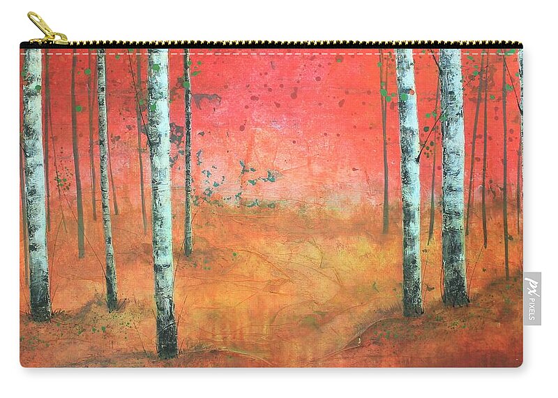 Acrylic Carry-all Pouch featuring the painting Totally Enthralled by Brenda O'Quin