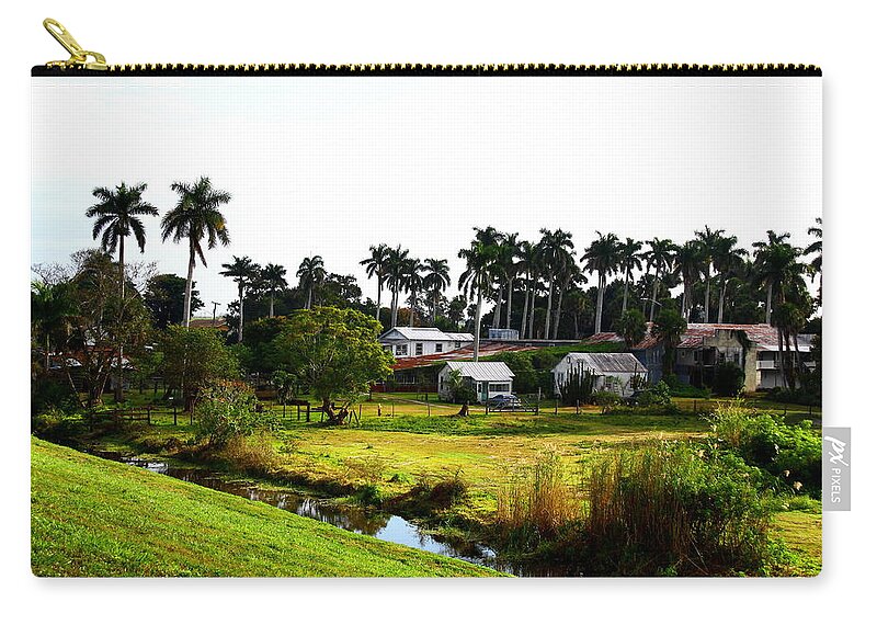 Pahokee Zip Pouch featuring the photograph Town of Pahokee by Barbara Bowen