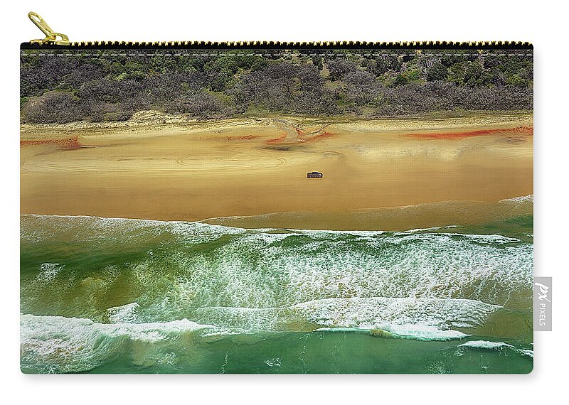 Toyota Zip Pouch featuring the photograph Toyota Hilux by Andrei SKY