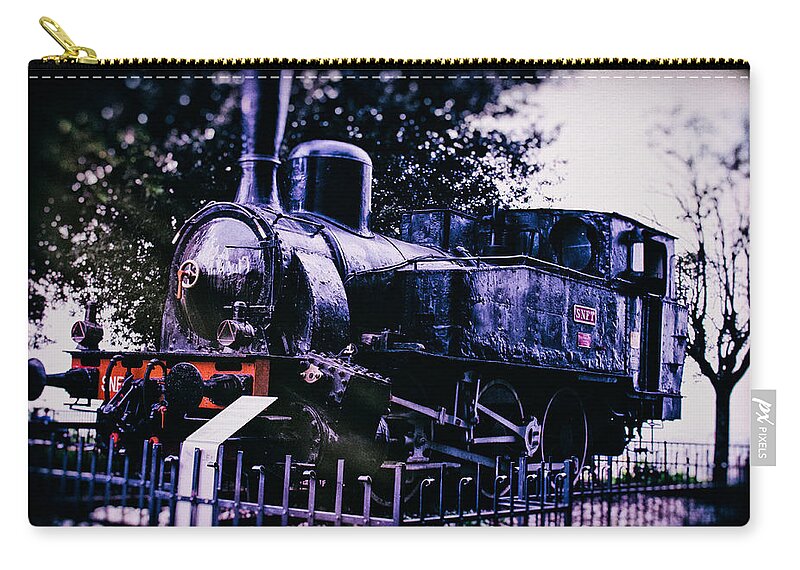 Train Zip Pouch featuring the photograph Train by Manuel Parini