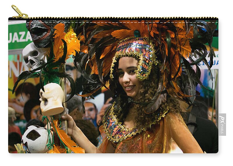 Traje Fantasia Zip Pouch featuring the photograph Traje de Fantasia by Totto Ponce