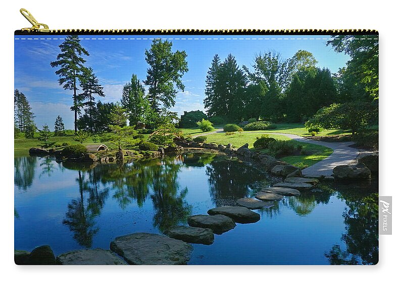 Dawes Zip Pouch featuring the photograph Tranquility by Amanda Jones