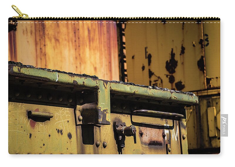 Railroad Zip Pouch featuring the photograph Transport by Holly Ross