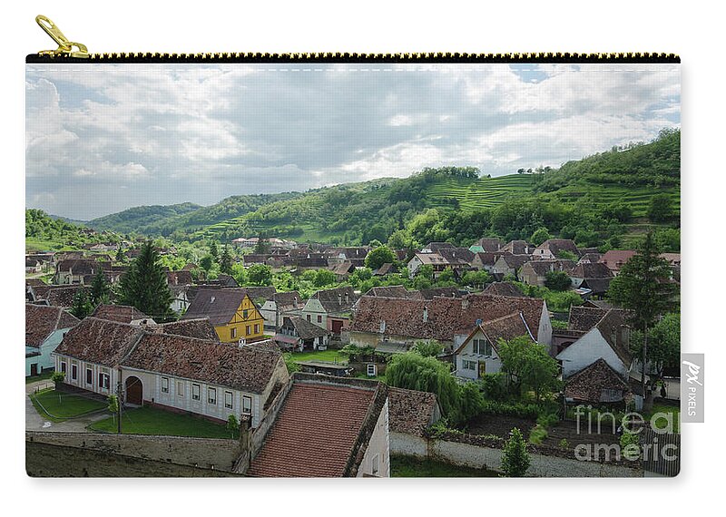 House Zip Pouch featuring the photograph Transylvania Landscape 2 by Perry Rodriguez