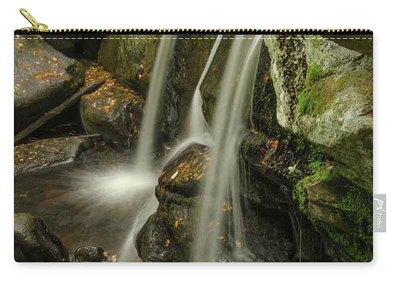 Trap Falls Zip Pouch featuring the photograph Trap Falls 2 by Gales Of November