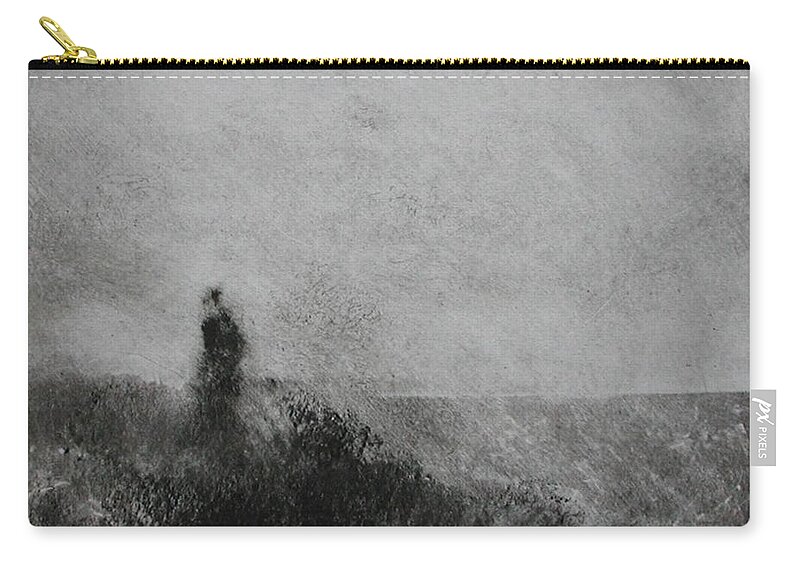 Traveler Carry-all Pouch featuring the painting Traveller #1 by David Ladmore