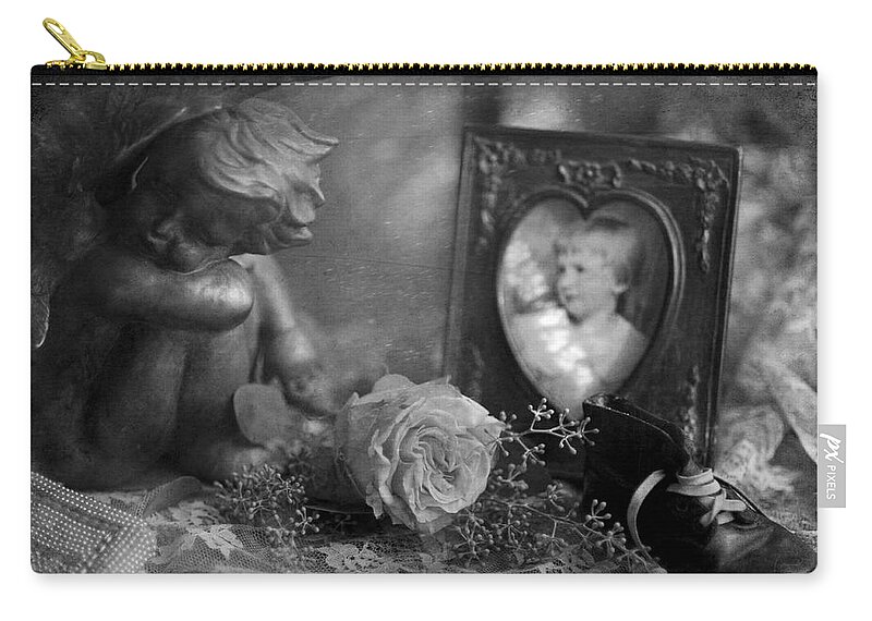 Vintage Zip Pouch featuring the photograph Treasured Memories by Jill Love