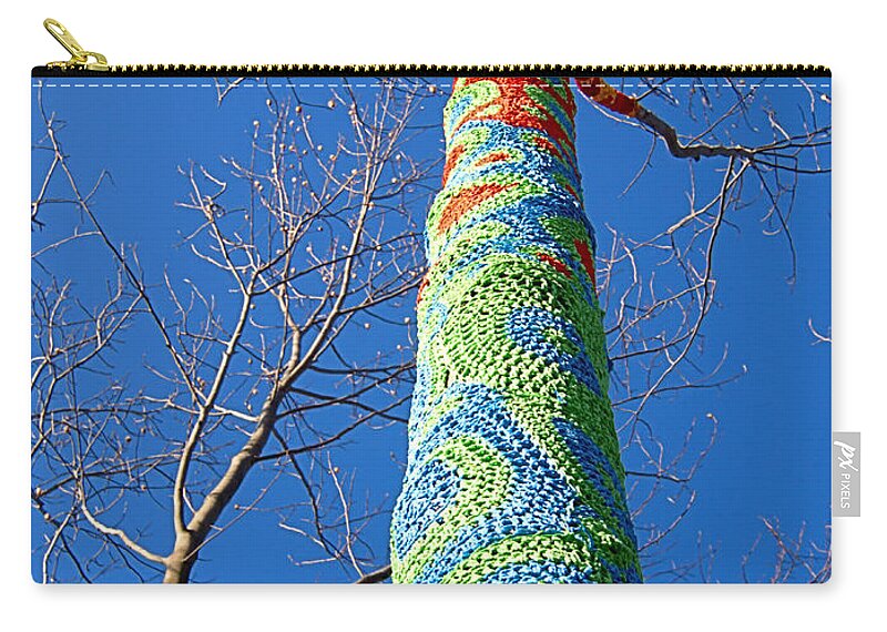 Crochet Zip Pouch featuring the photograph Tree Crochet I I by Newwwman
