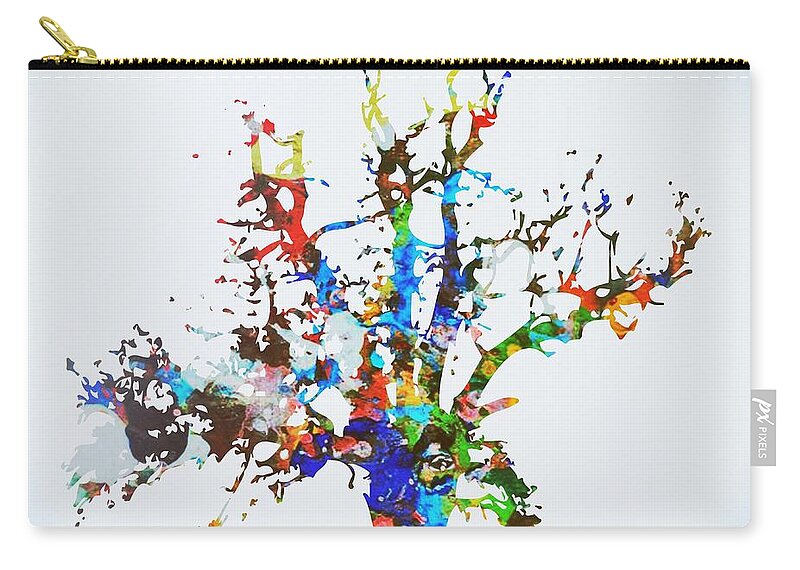 tree Of Life Zip Pouch featuring the painting Tree of Life by Mark Taylor