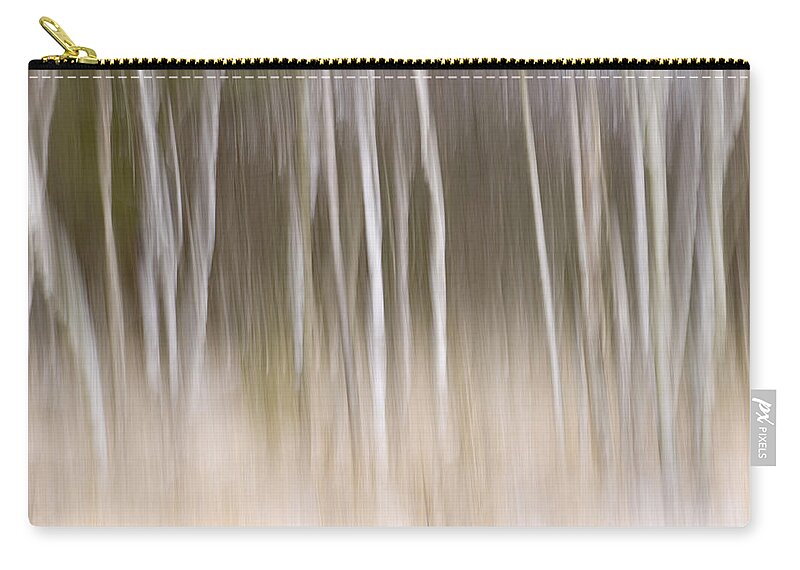 Fn Zip Pouch featuring the photograph Trees In The Snow, Goldenstedt, Germany by Willi Rolfes
