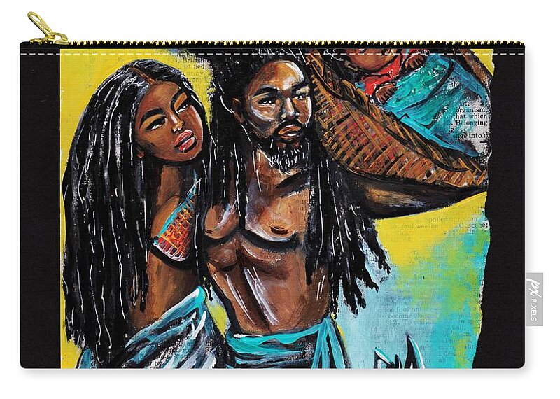 Love Zip Pouch featuring the photograph True Foundation by Artist RiA