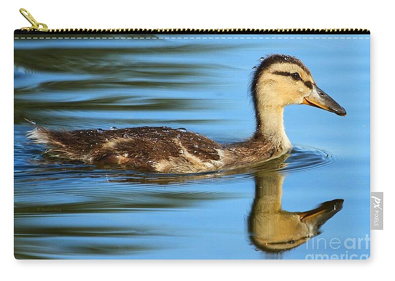 Adorable Zip Pouch featuring the photograph True reflection by Heather King