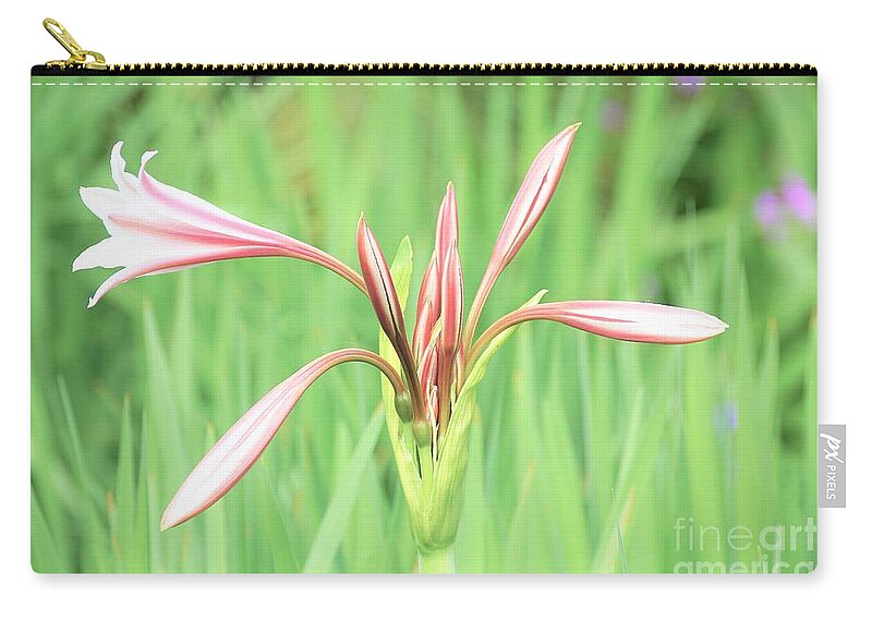 Flowers Zip Pouch featuring the photograph Trumpet by Merle Grenz