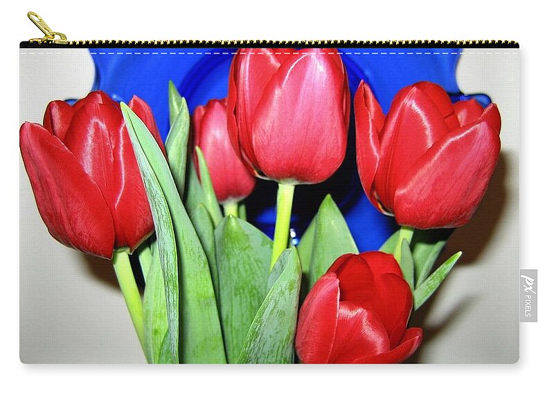 Tulips Zip Pouch featuring the photograph Tulipfest 1 by Will Borden