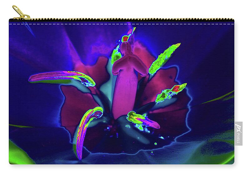 Tulip Zip Pouch featuring the photograph Tulips - Beauty In Bloom - PhotoPower 3428 by Pamela Critchlow