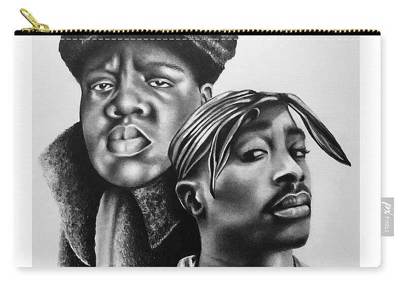 drawings of tupac and biggie