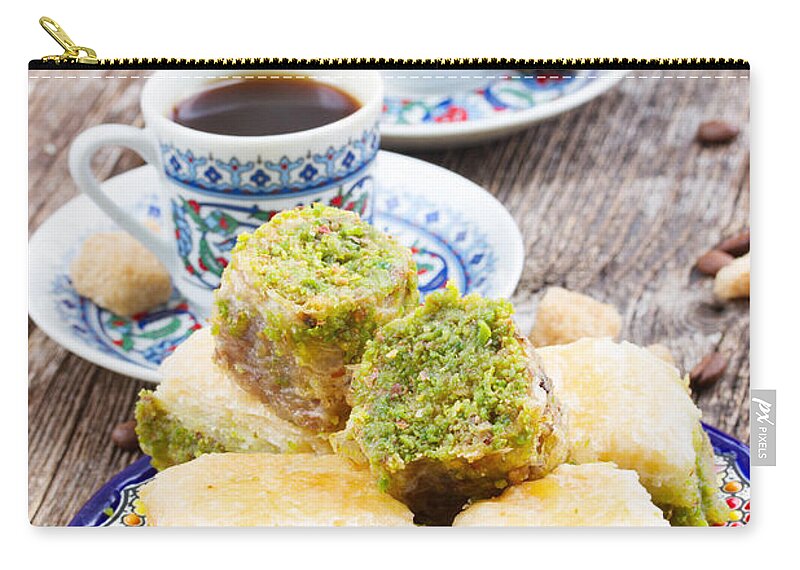 Baklava Carry-all Pouch featuring the photograph Turkish Delights by Anastasy Yarmolovich