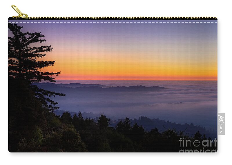 Atmosphere Zip Pouch featuring the photograph Twilight Time by Dean Birinyi