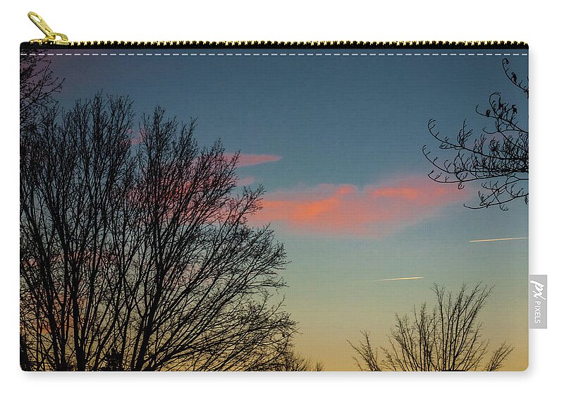 Planes Carry-all Pouch featuring the photograph Two Planes by Randy Sylvia