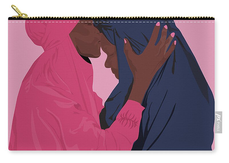 Islam Zip Pouch featuring the digital art My Sweet Umi by Scheme Of Things Graphics