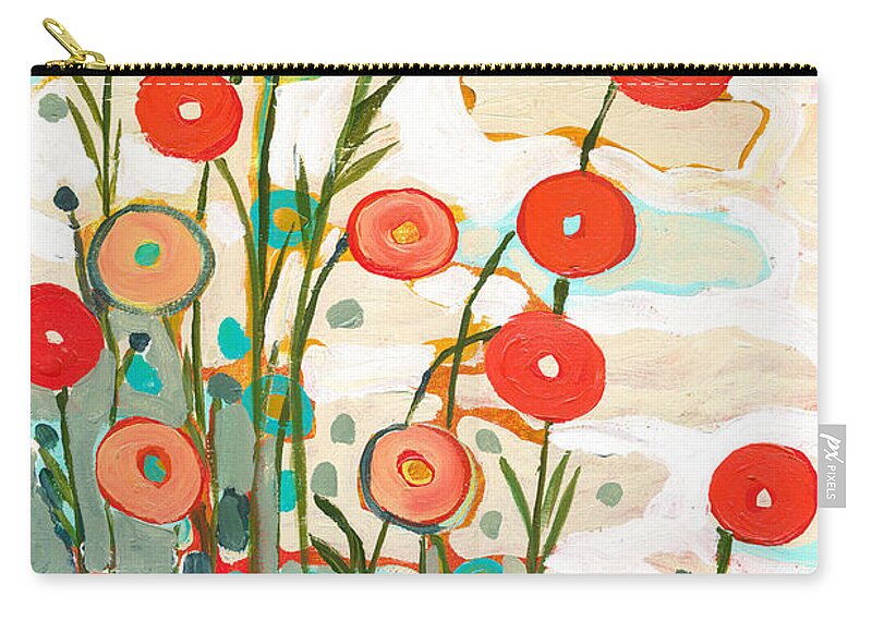 Poppy Carry-all Pouch featuring the painting Under the Desert Sky by Jennifer Lommers