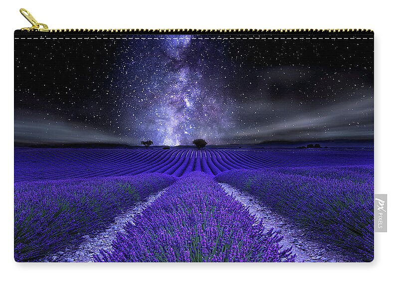 Night Zip Pouch featuring the photograph Under the Stars by Jorge Maia