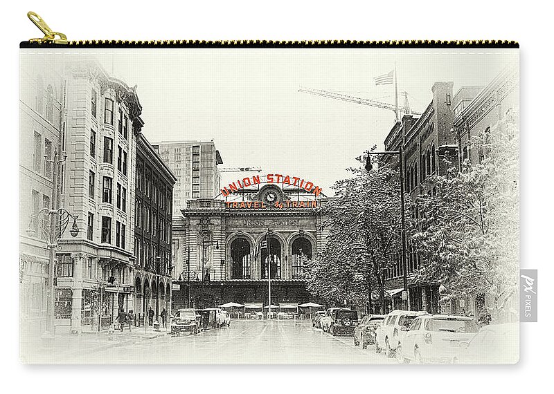 Union Station Carry-all Pouch featuring the photograph Union Station by Susan Rissi Tregoning