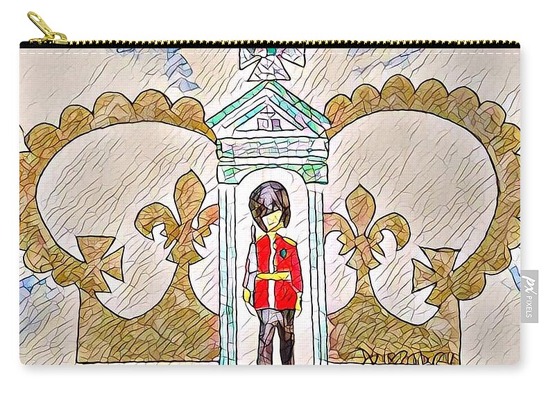 Great Britain Carry-all Pouch featuring the painting Unity - 3rd in the Series by Denise Railey