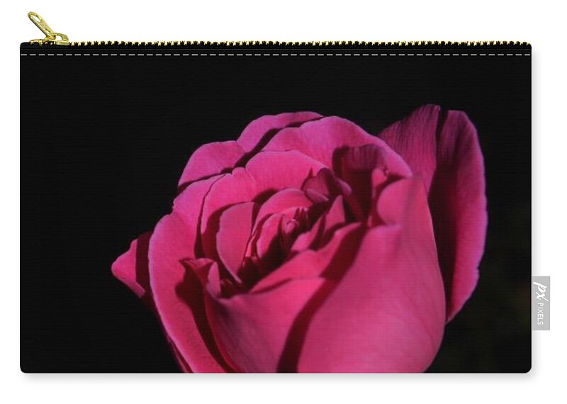 Unity Rose Zip Pouch featuring the photograph Unity Rose by Warren Thompson