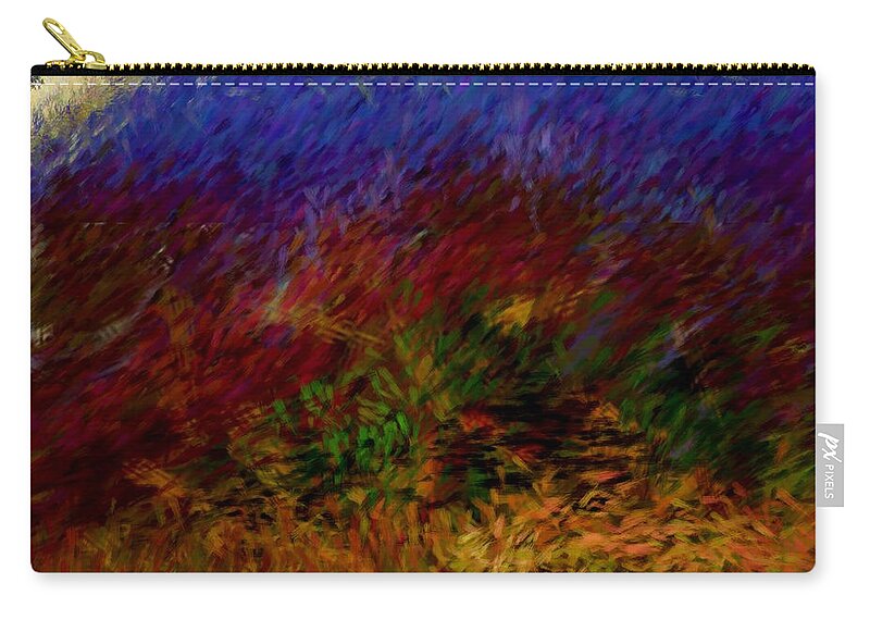 Digital Painting Zip Pouch featuring the digital art Untitled 4-11-10 by David Lane