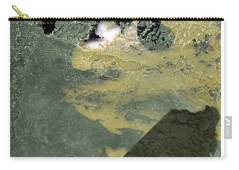 Abstract Photograph Zip Pouch featuring the digital art Untitled 9 Cr Bdr by Doug Duffey