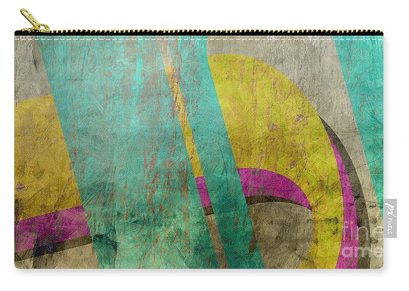 Abstract Zip Pouch featuring the painting Untitled Abstract by Edward Fielding