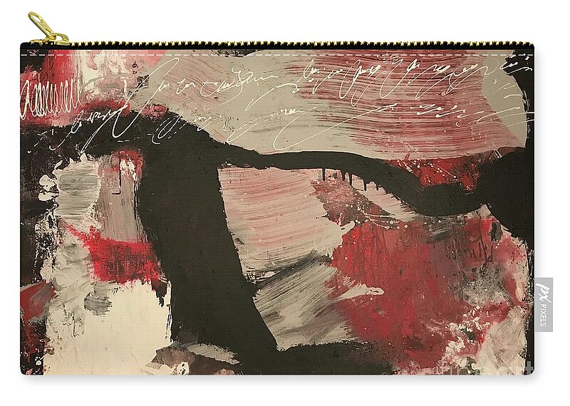 Romance Zip Pouch featuring the painting Untitled by Fereshteh Stoecklein