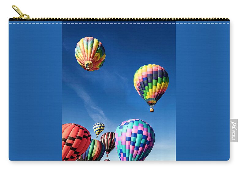2018 Carry-all Pouch featuring the photograph Up in a Hot Air Balloon 2 by James Sage