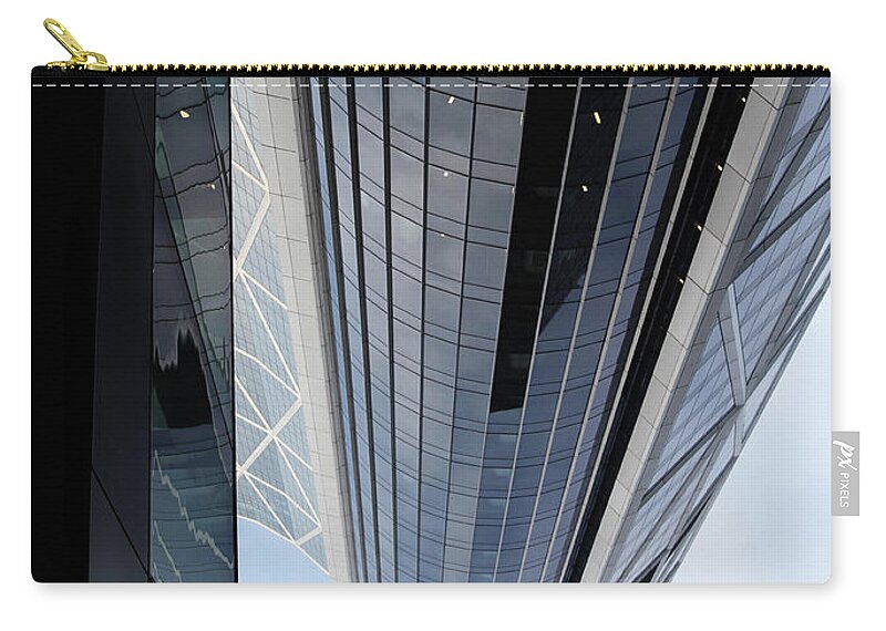 Building Zip Pouch featuring the photograph Up Side Through by J C