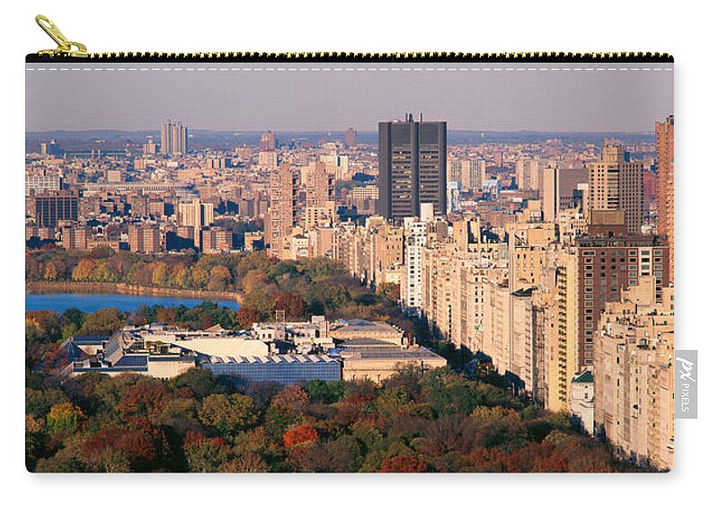 Photography Zip Pouch featuring the photograph Upper East Side Central Park New York by Panoramic Images
