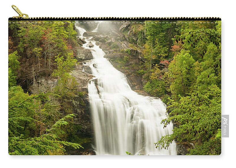Waterfall Carry-all Pouch featuring the photograph Upper Whitewater Falls by Rob Hemphill