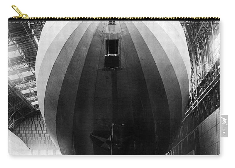  Zip Pouch featuring the painting U.s. Airship, 1924 by Granger