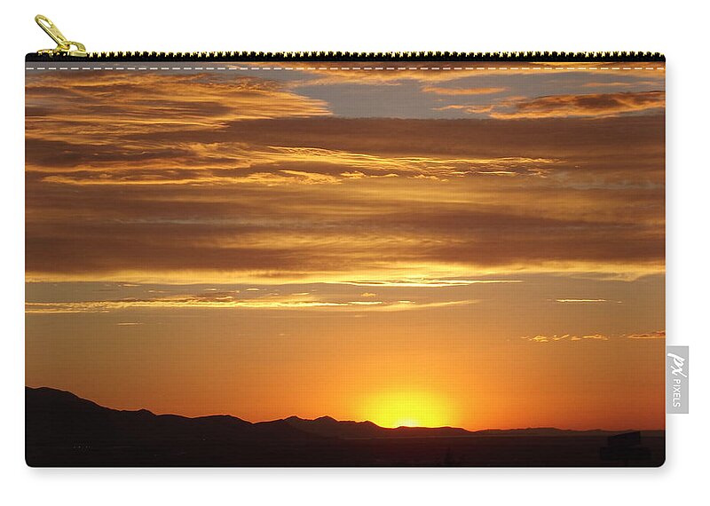 Skyscape Zip Pouch featuring the photograph Usualutah by Michael Cuozzo
