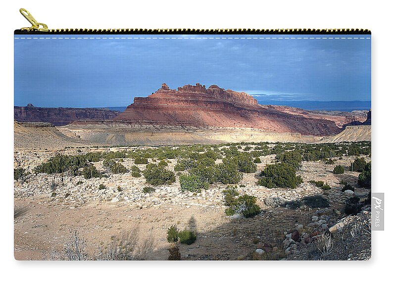 Interstate 80 Zip Pouch featuring the photograph Utah - Vista by DArcy Evans