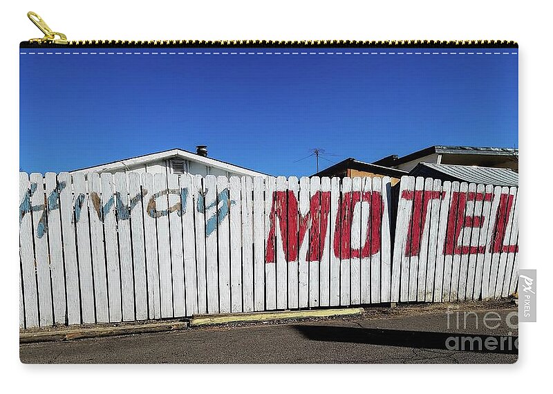 Vacancy Zip Pouch featuring the photograph Vacancy by Jon Burch Photography