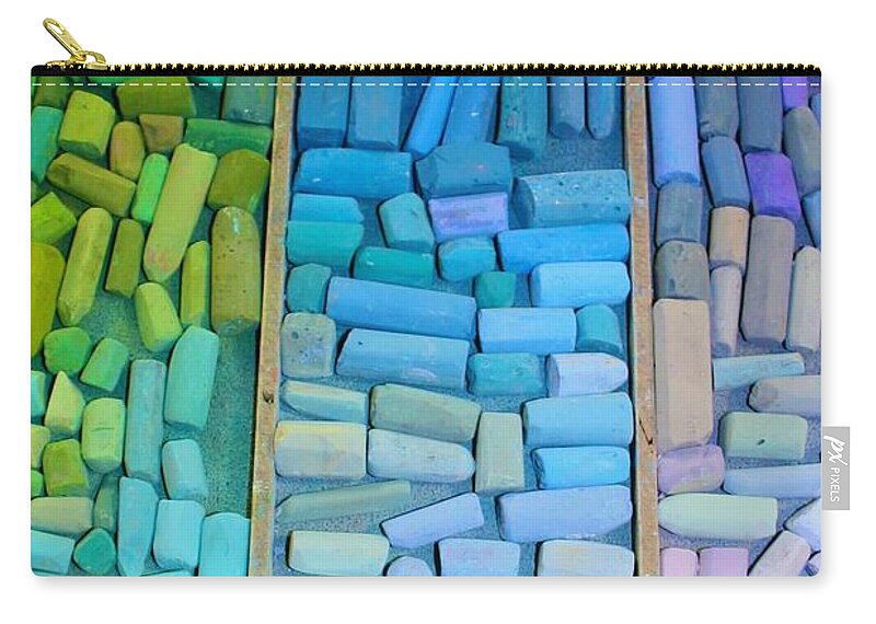  Zip Pouch featuring the photograph Value Range in Pastel by Polly Castor
