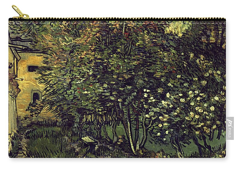 1889 Zip Pouch featuring the photograph Van Gogh: Hospital, 1889 by Granger