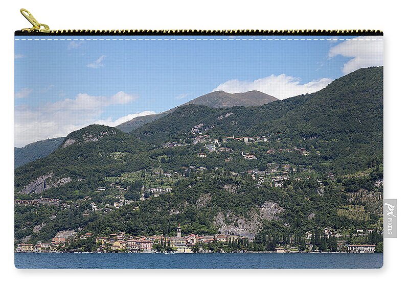 Ferry Zip Pouch featuring the photograph Varenna on Lake Como by Patricia Schaefer